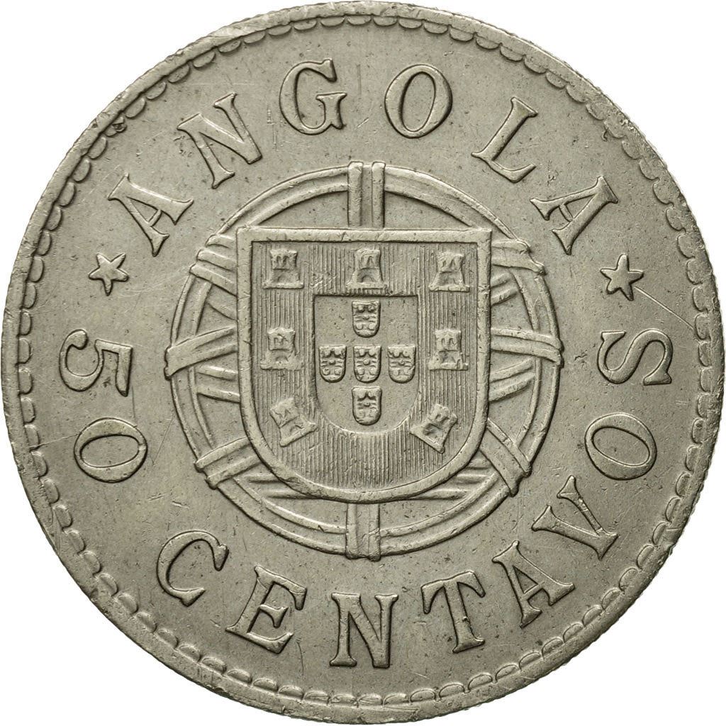 Angola | 50 Centavos Coin | Libertine | Km:65 | 1922 - 1923