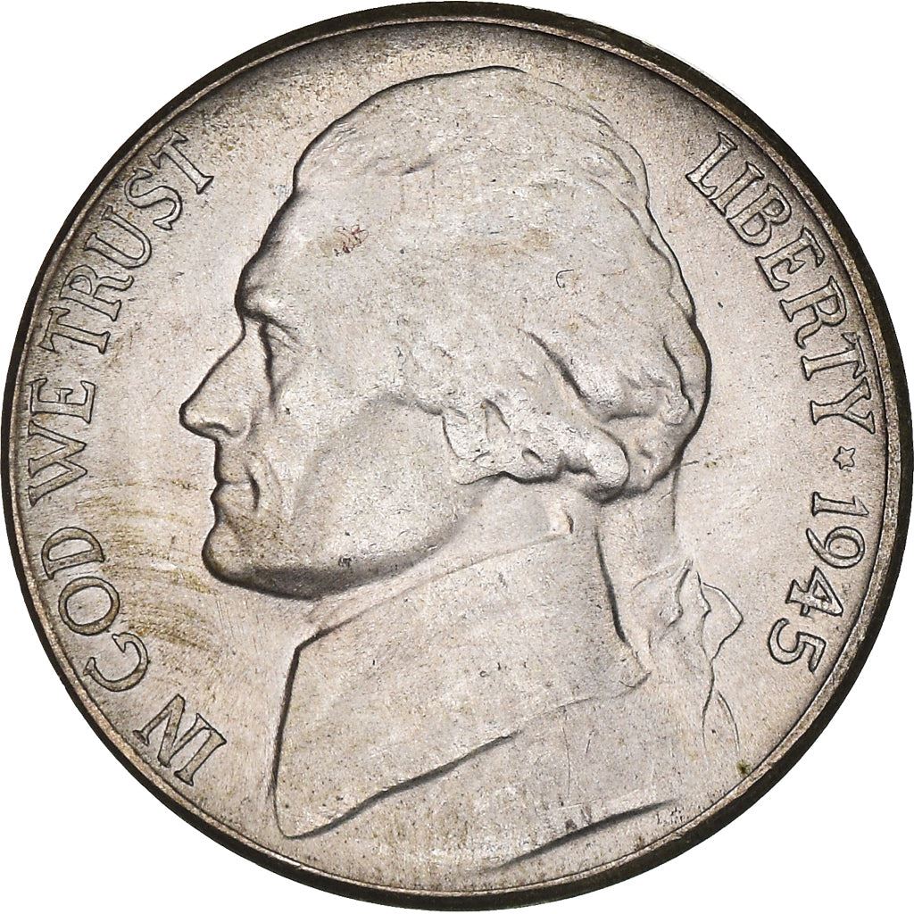 United States | 5 Cents Coin | Thomas Jefferson | Km:192A | 1942 - 1945