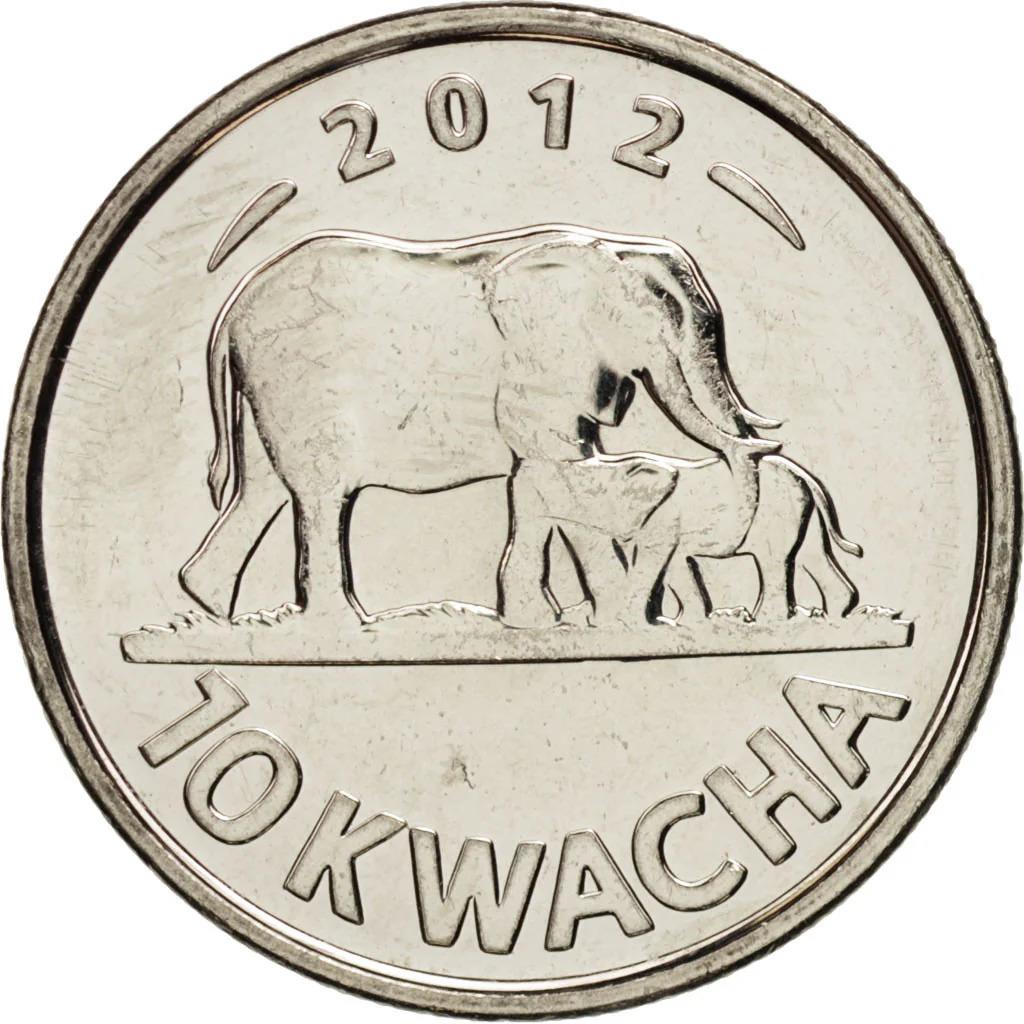 Malawi 10 Kwacha Mynt | Elefant | KM214 | 2012 - 2018