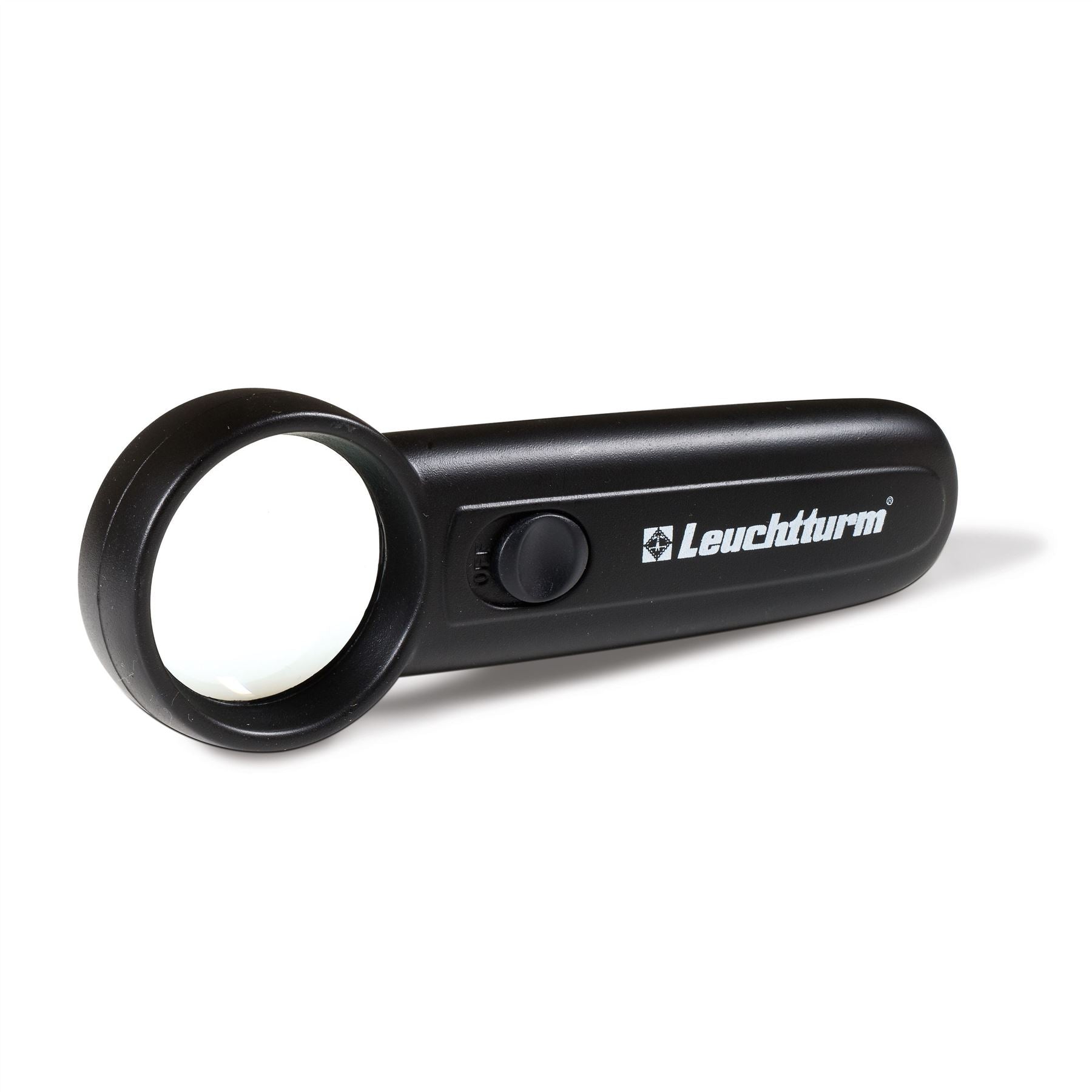 Compact Magnifier with Handle and Integrated LED Light | 6x Magnification | 35mm Lens