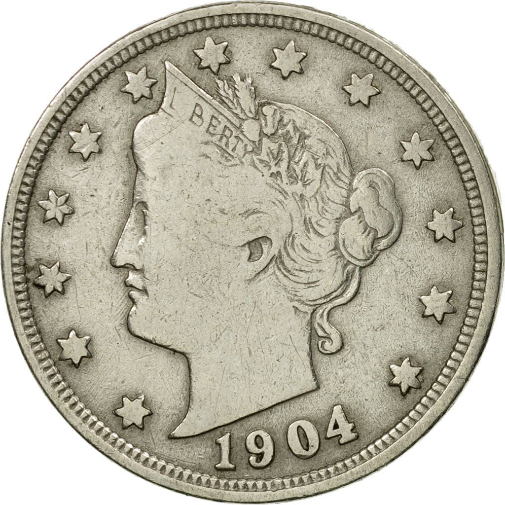 United States | 5 Cents Coin | Liberty | Roman Numeral | KM112 | 1883 - 1913