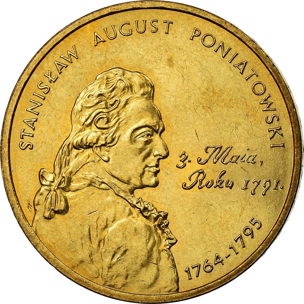 Poland | 2 Z?ote | Stanis?aw August Poniatowski | Eagle | KM530 | 2005