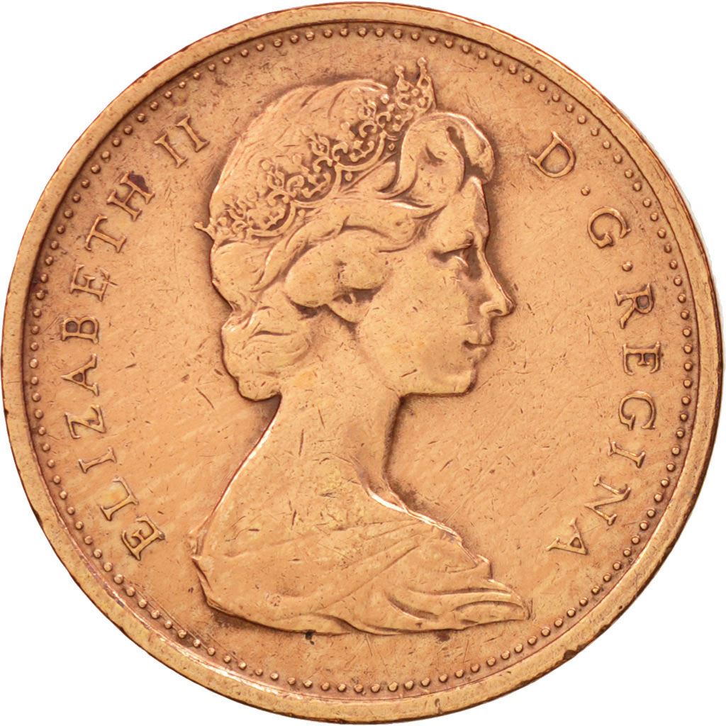 Canada | 1 Cent Coin | Bronze | Rock Dove | KM:65 | 1967