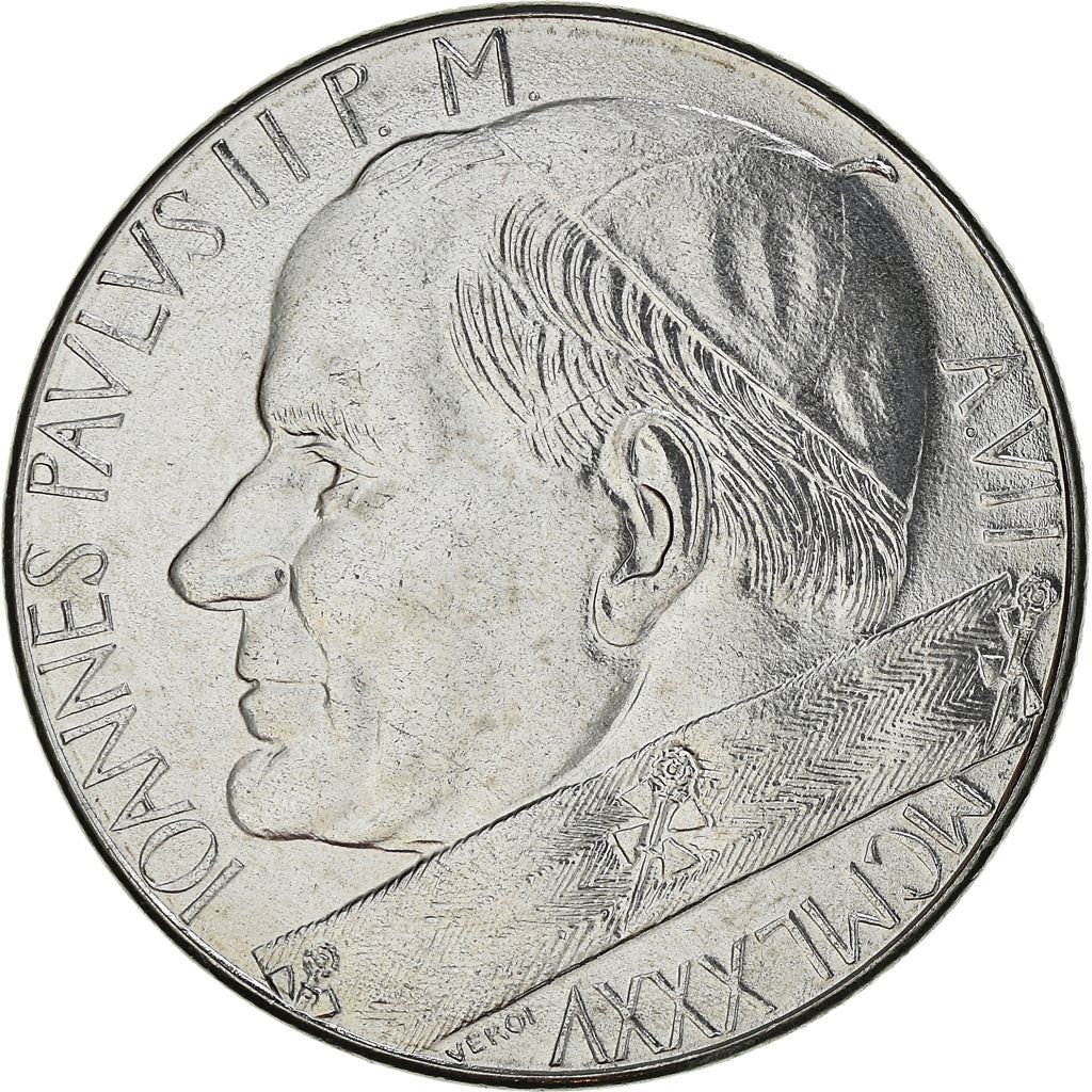 Vatican City | 100 Lire Coin | John Paul II | Km:188 | 1985