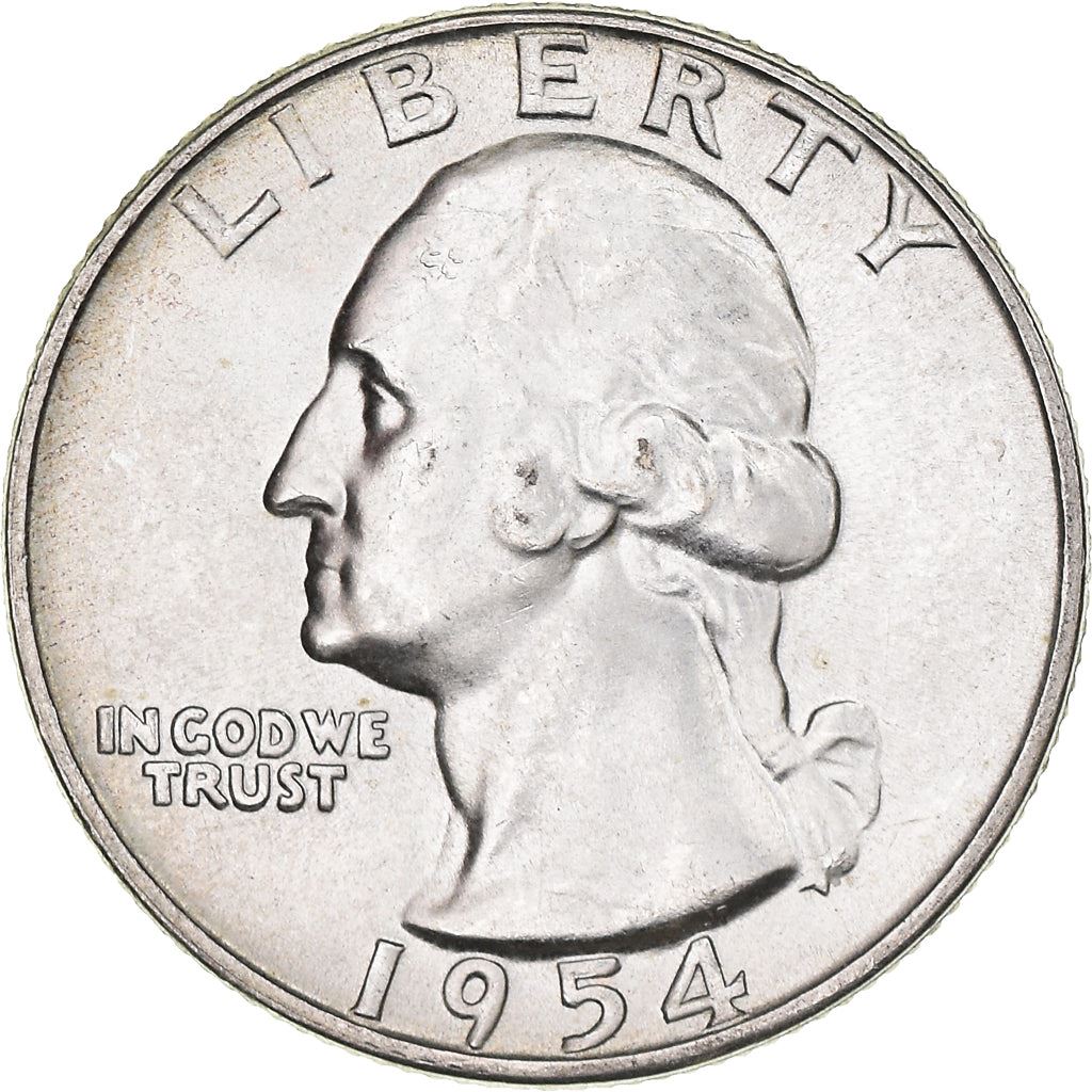 アメリカ合衆国 | 1/4ドル硬貨 | ジョージ・ワシントン | KM:164 | 1932年 - 1964年
