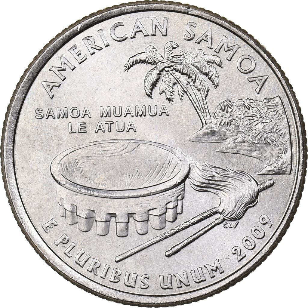 United States | 1/4 Dollar Coin | American Samoa | Km:448 | 2009