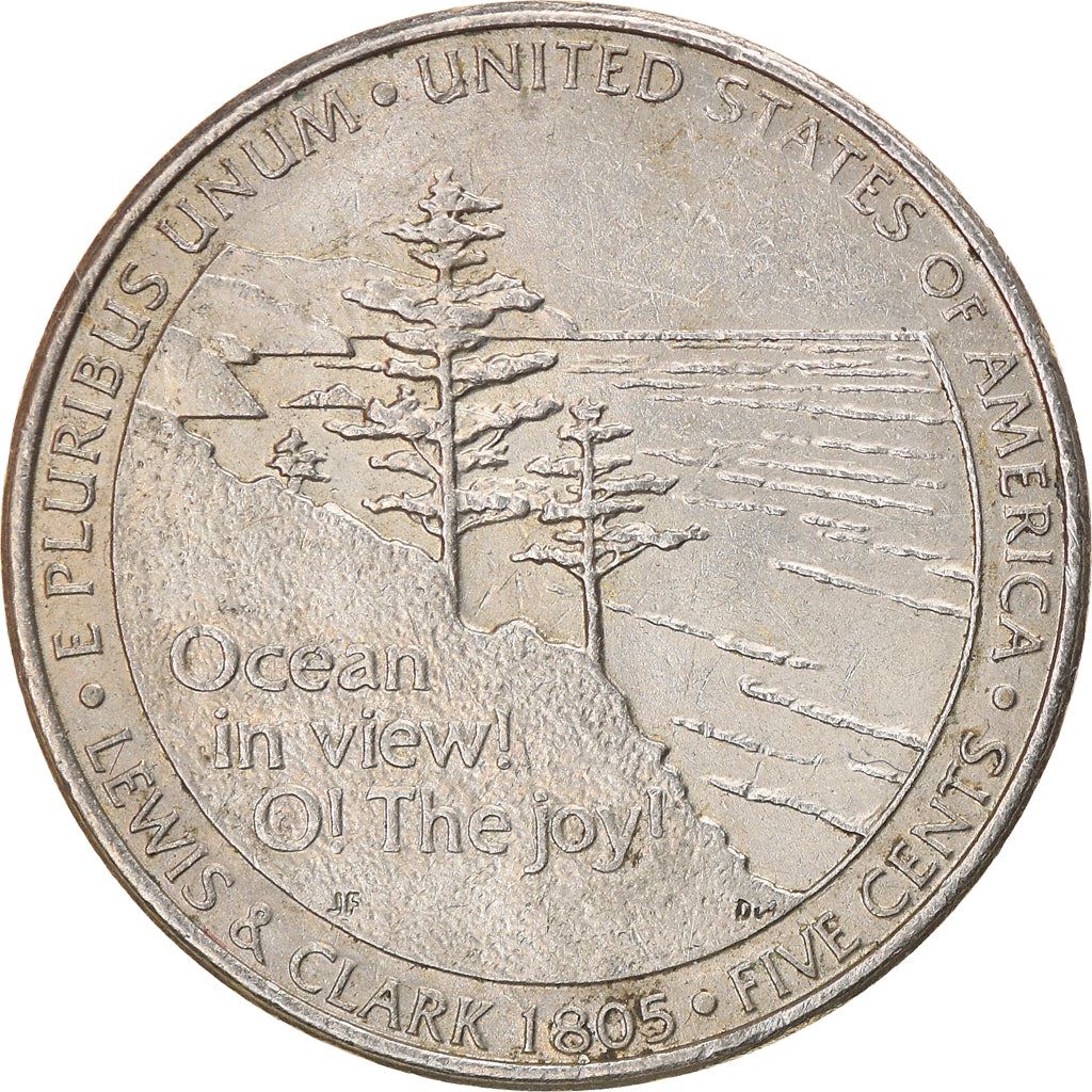 United States | 5 Cents Coin | Ocean View | Km:369 | 2005