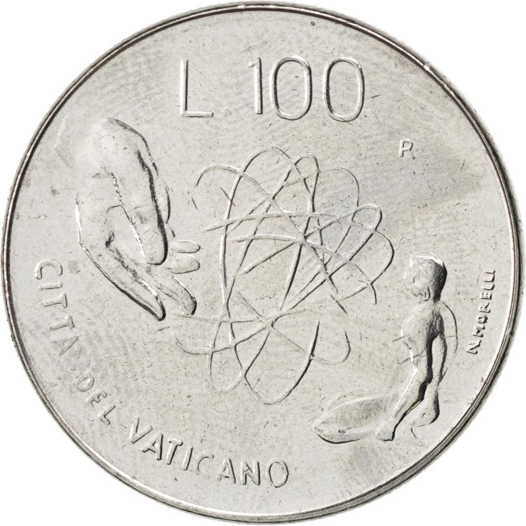 Vatican City | 100 Lire Coin | John Paul II | Km:173 | 1983