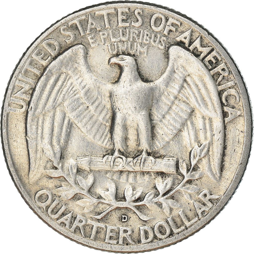 アメリカ合衆国 | 1/4ドル硬貨 | ジョージ・ワシントン | KM:164 | 1932年 - 1964年