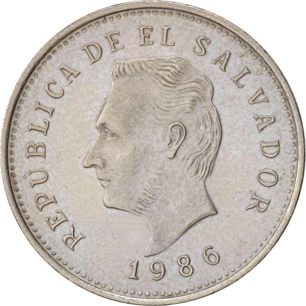 El Salvador | 5 Centavos Coin | Francisco Morazan | Km:149 | 1975 - 1986