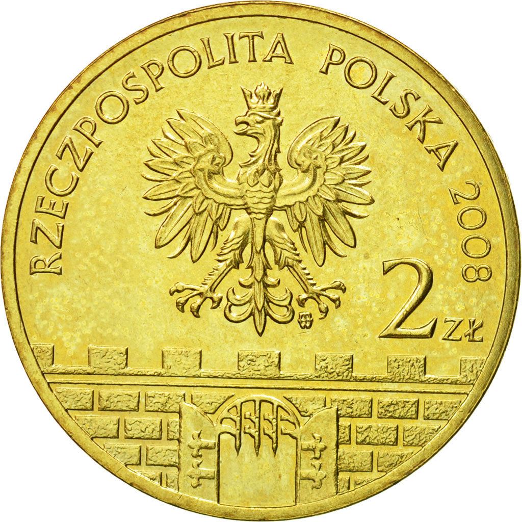 Poland | 2 Zlotys Coin | Piotrków Trybunalski | Y:628 | 2008
