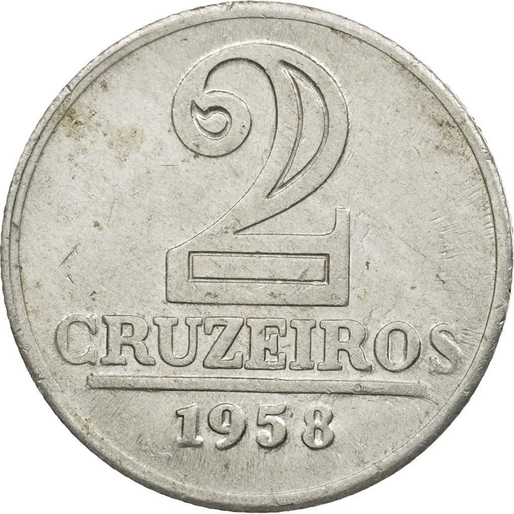 Brazil | 2 Cruzeiros Coin | Star | Km:571 | 1957 - 1961