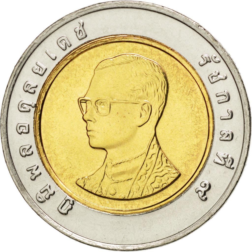 Thailand | 10 Baht Coin | Rama IX | Y:227, Schön:348 | 1988 - 2008