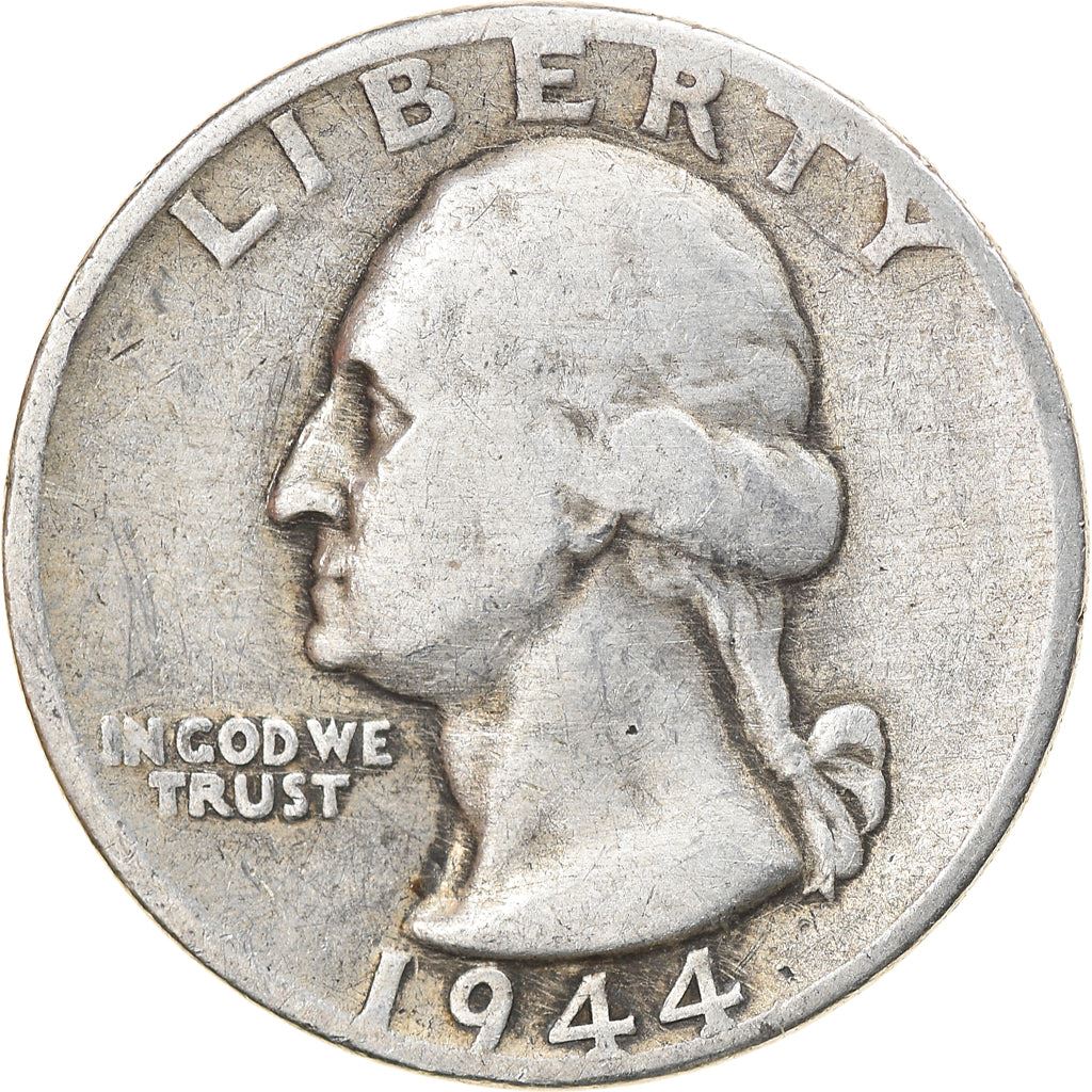 アメリカ合衆国 | 1/4ドル硬貨 | ジョージ・ワシントン | KM:164 | 1932年 - 1964年