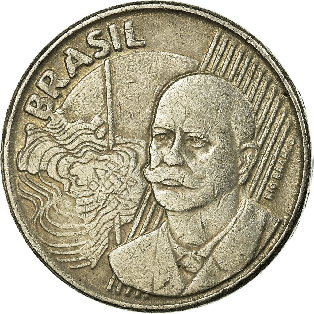 Brazil | 50 Centavos Coin | José Maria da Silva | Km:651 | 1998 - 2001