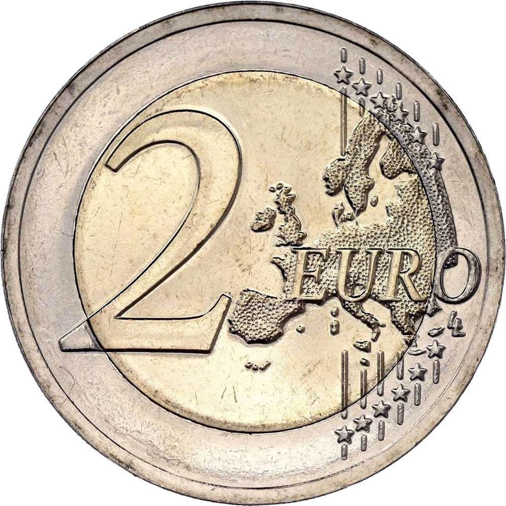 Lituânia | Moeda de 2 euros | Juntos com a Ucrânia | KM:282 | 2023