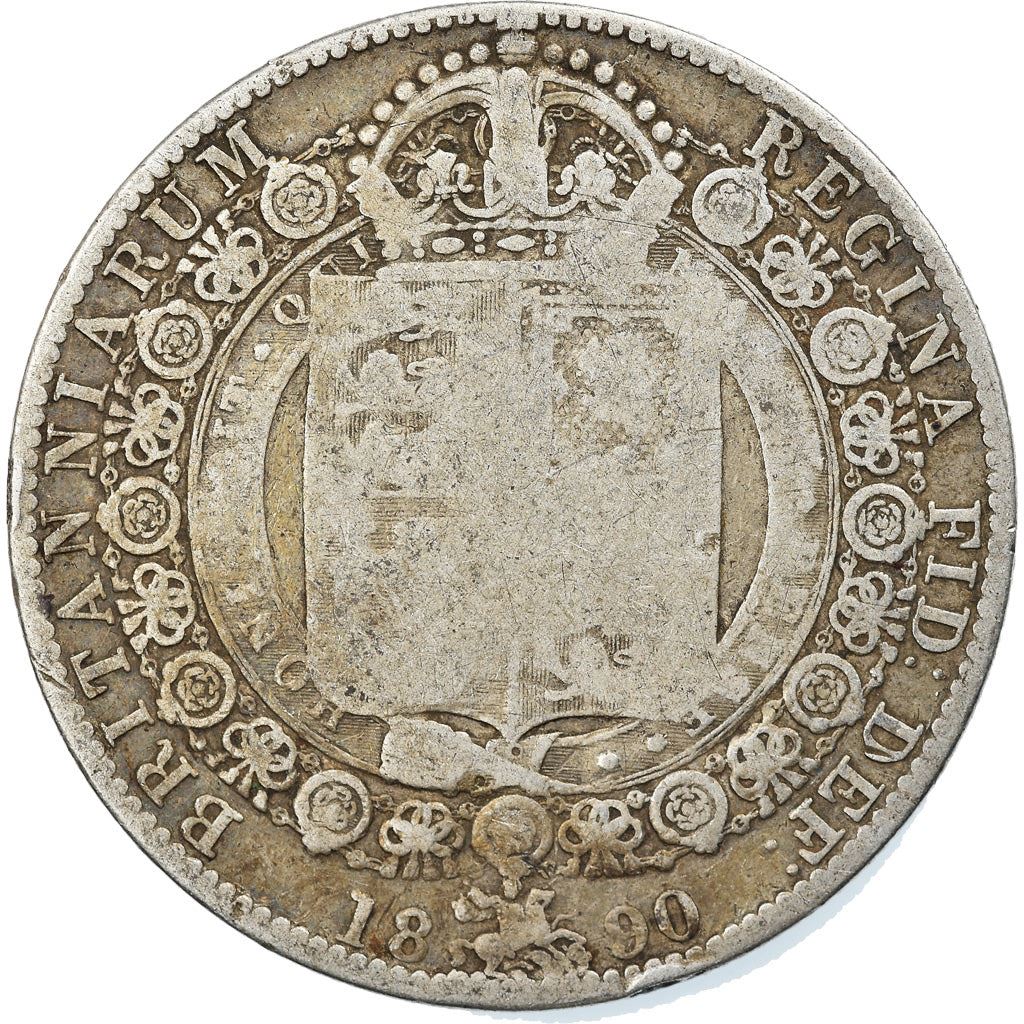 United Kingdom | 1/2 Crown Coin | Victoria | Km:764 | 1887 - 1892