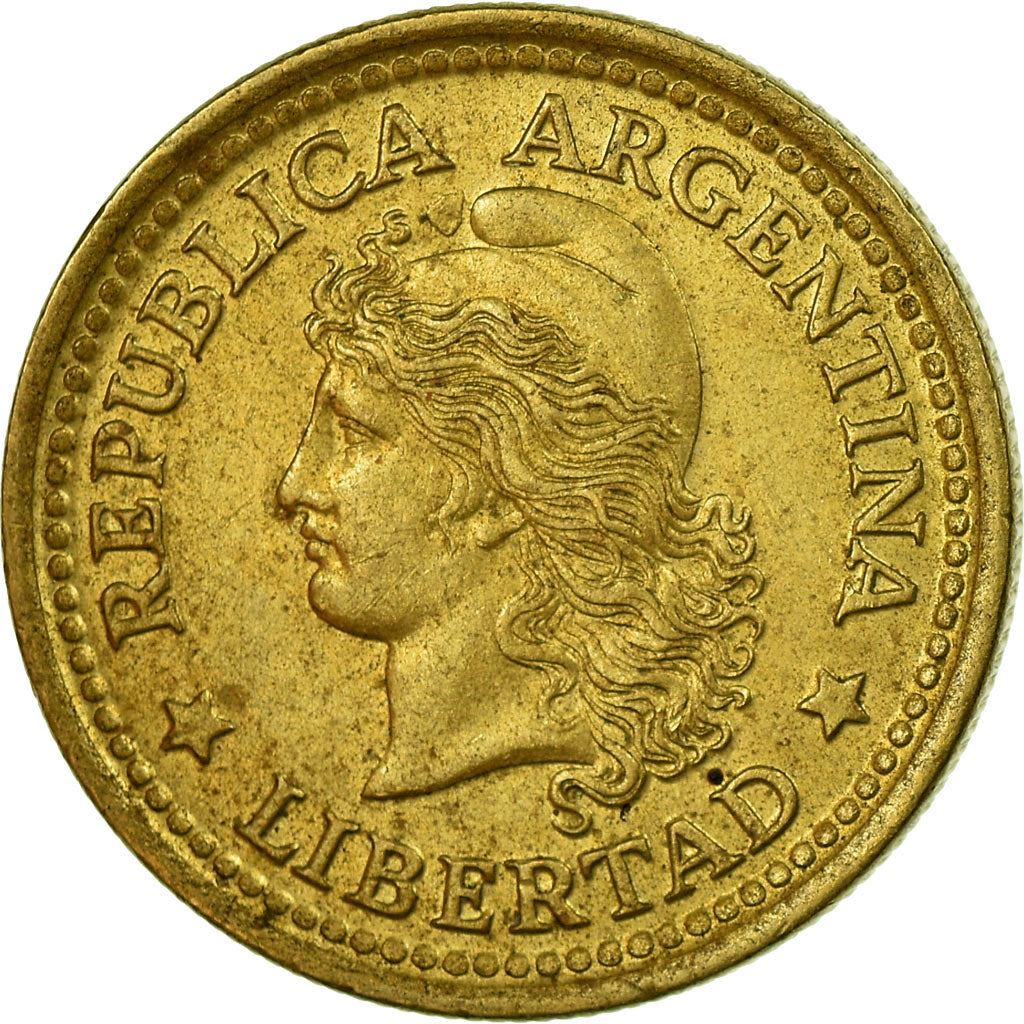 Argentina 50 Centavos Coin | Oudine | Phrygian cap | KM68 | 1970 - 1976