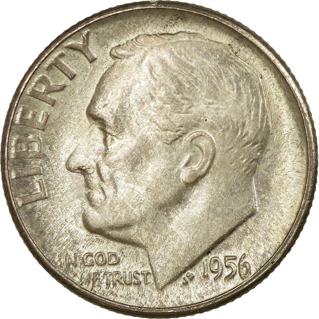 アメリカ合衆国 | 1ダイム硬貨 | フランクリン・D・ルーズベルト | KM:195 | 1946年 - 1964年