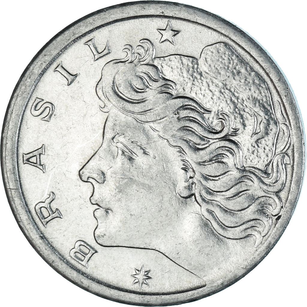 Brazil | 2 Centavos Coin | Effigy | Km:576.1 | 1967