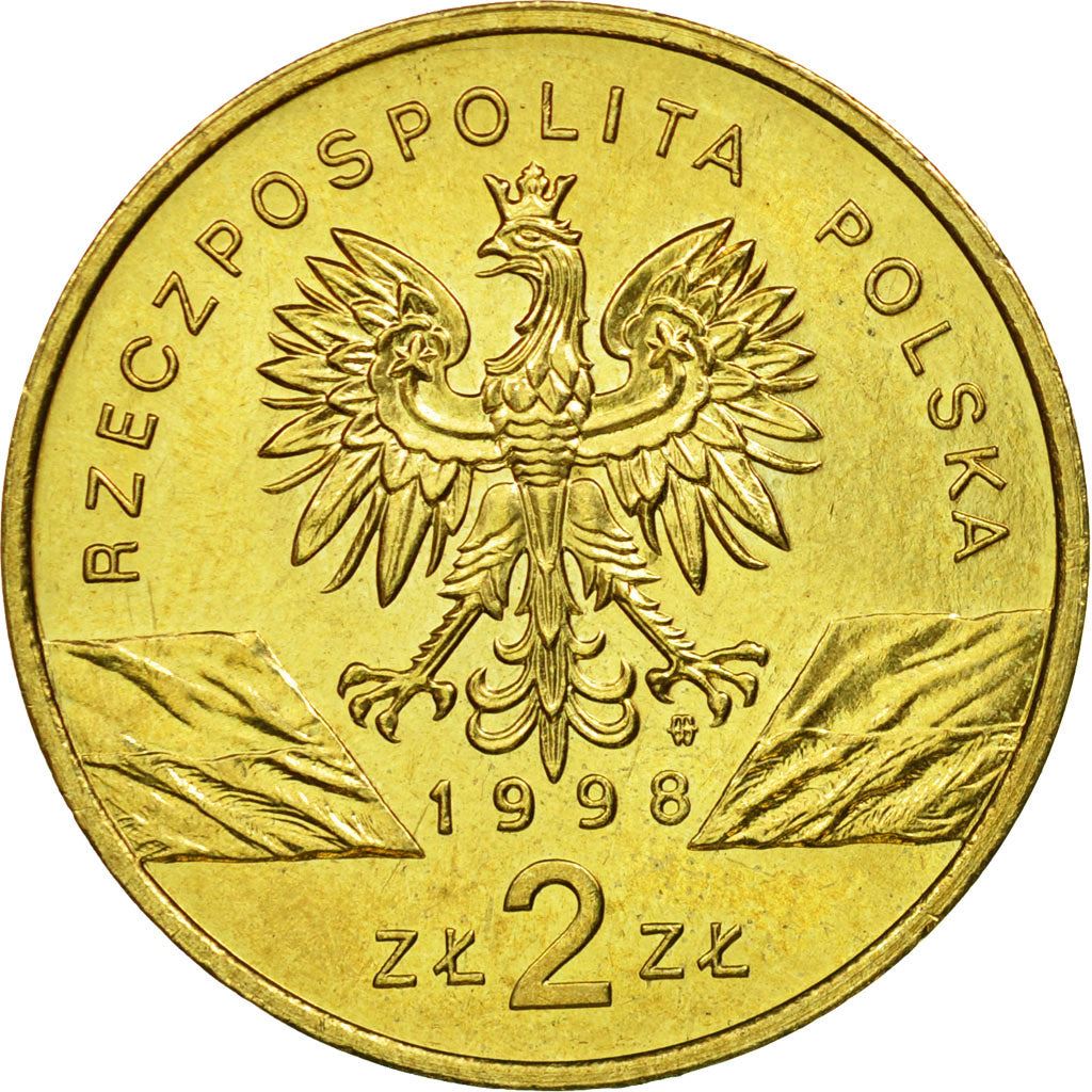 Poland | 2 Zlotys Coin | Ropucha Paskówka | Y:340 | 1998