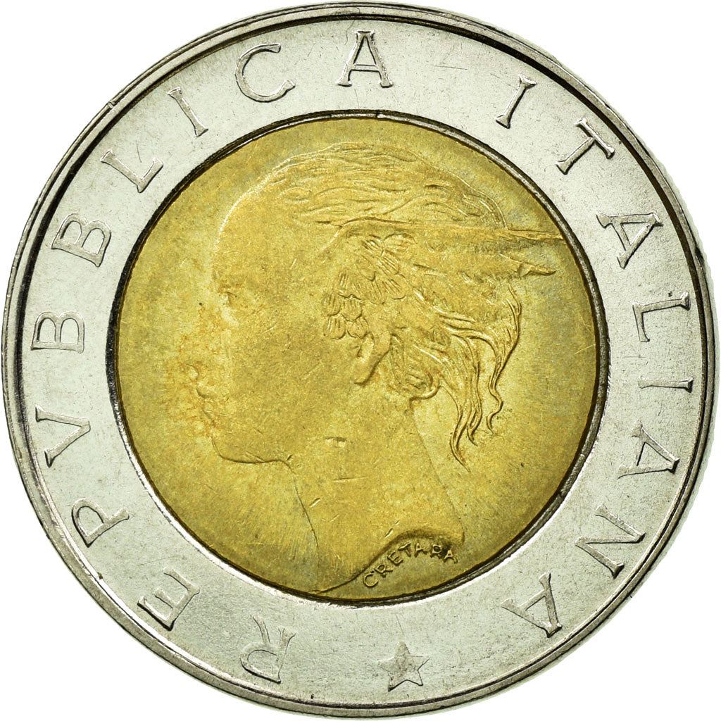 Italy | 500 Lire Coin | FAO | Km:193 | 1998