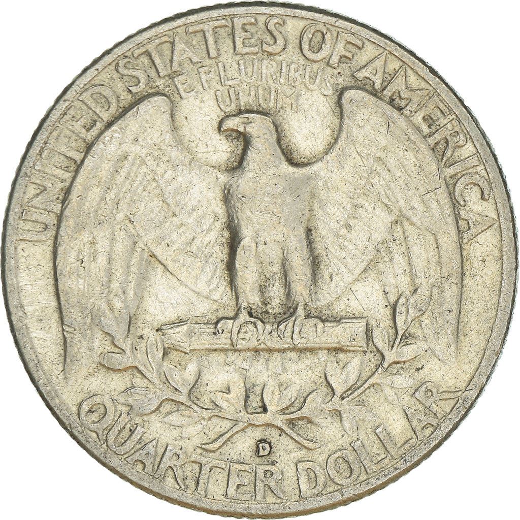 アメリカ合衆国 | 1/4ドル硬貨 | ジョージ・ワシントン | KM:164 | 1932年 - 1964年