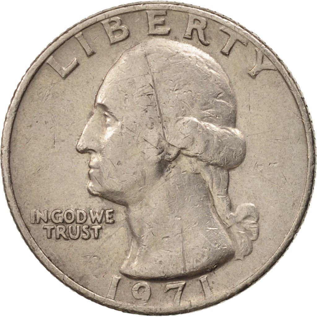 United States | 1/4 Dollar Coin | George Washington | Km:164A | 1965 - 1998