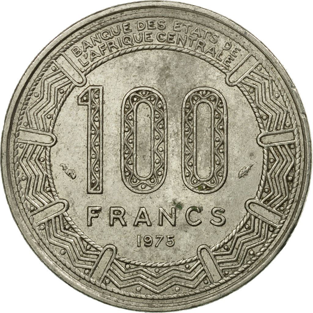 Cameroon | 100 Francs Coin | Giant Elands | Km:17 | 1975 - 1986