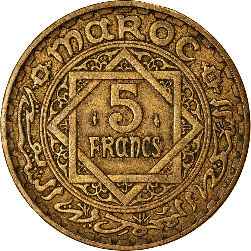 Morocco 5 Francs - Mohammed V Coin Y43 | 1946