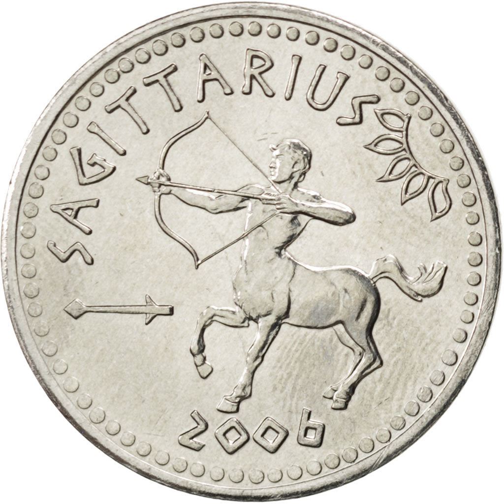Somaliland | 10 Shillings Coin | Sagittarius | Stainless steel | KM:17 | 2006