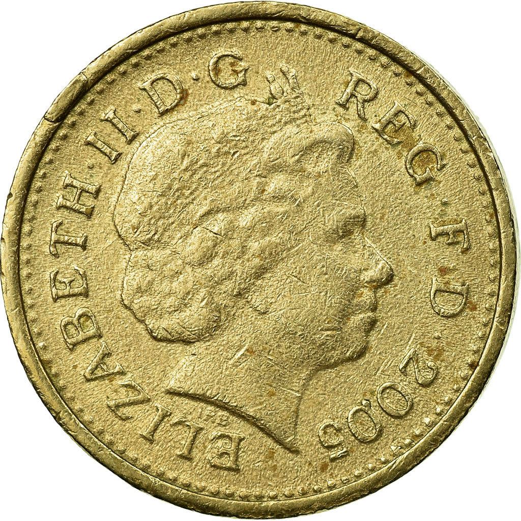 United Kingdom | 1 Pound Coin | Menai Bridge | Km:1051 | 2005