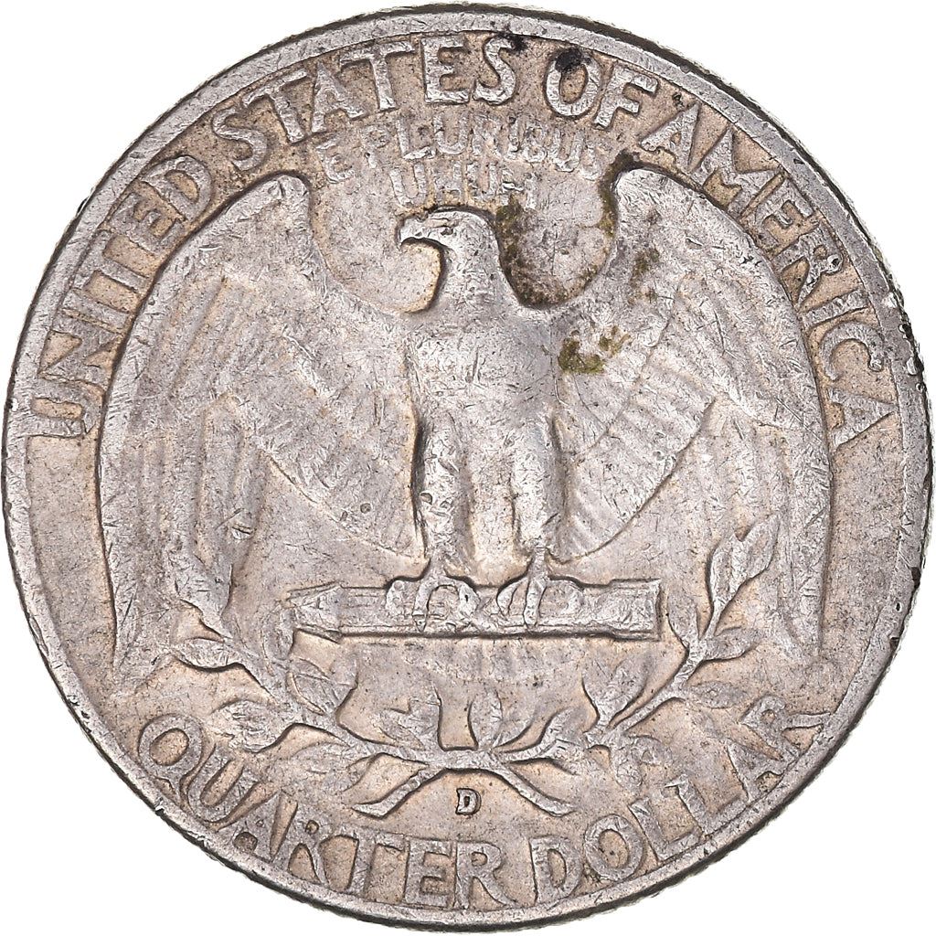 アメリカ合衆国 | 1/4ドル硬貨 | ジョージ・ワシントン | KM:164 | 1932年 - 1964年