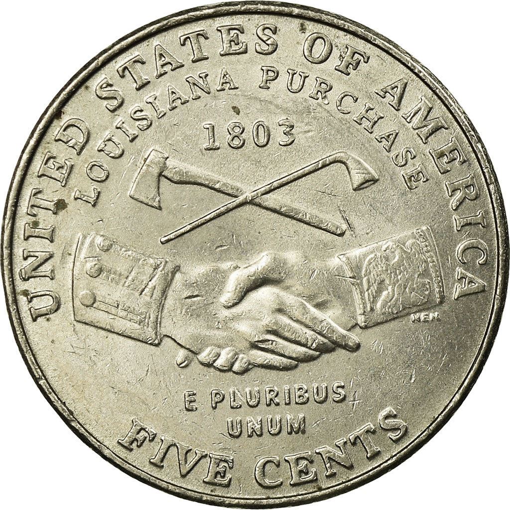 United States | 5 Cents Coin | Louisiana Purchase | Km:360 | 2004
