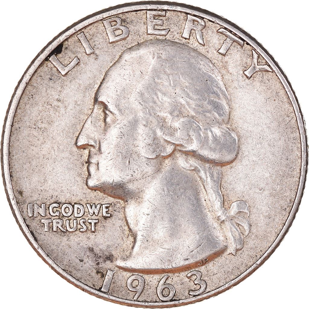 アメリカ合衆国 | 1/4ドル硬貨 | ジョージ・ワシントン | KM:164 | 1932年 - 1964年