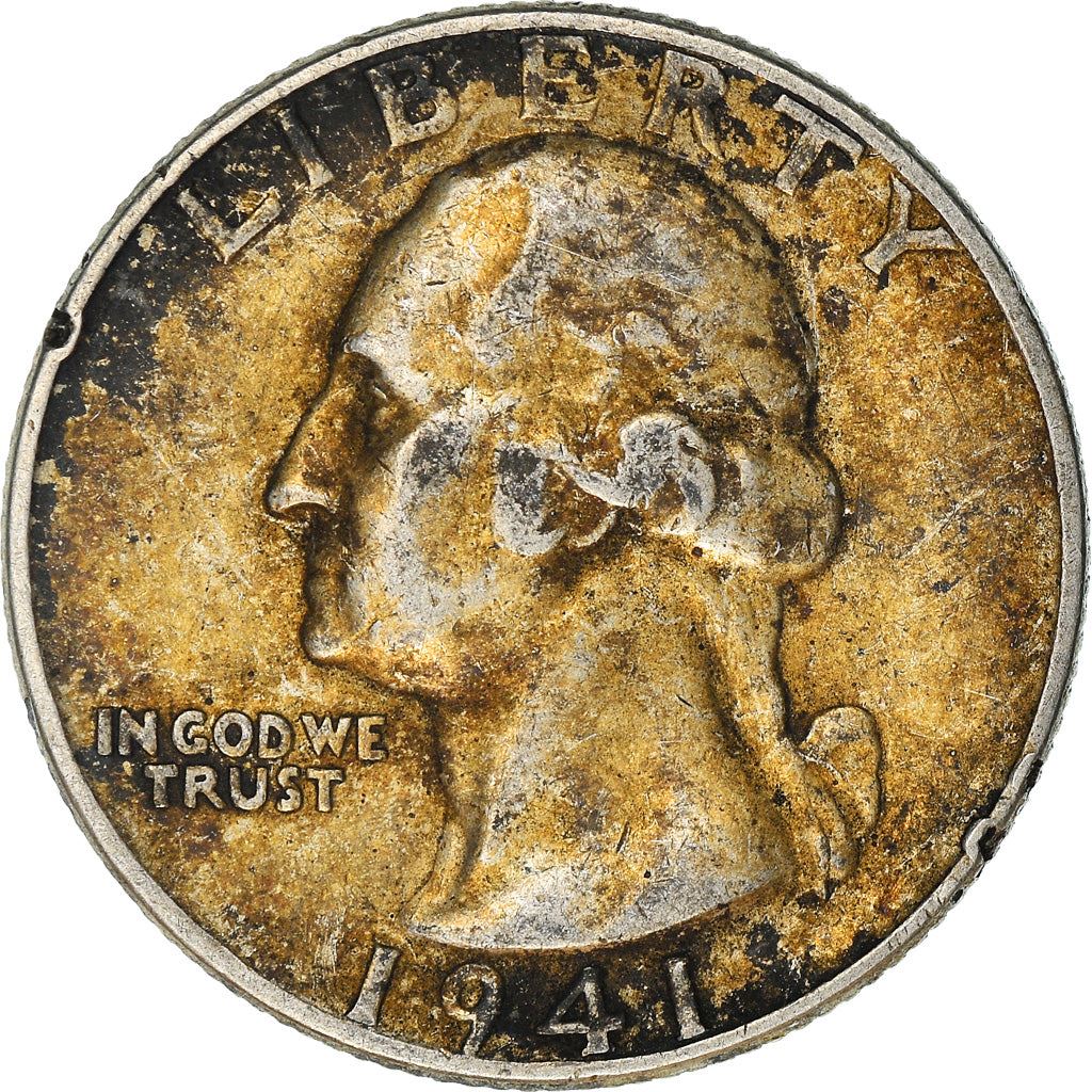 アメリカ合衆国 | 1/4ドル硬貨 | ジョージ・ワシントン | KM:164 | 1932年 - 1964年