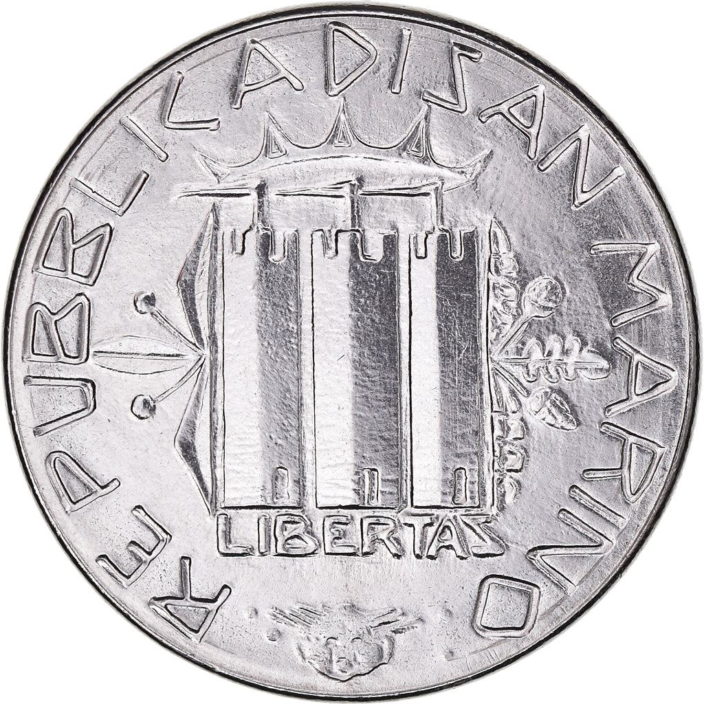 San Marino | 100 Lire Coin | Redemption from drugs | Km:179 | 1985