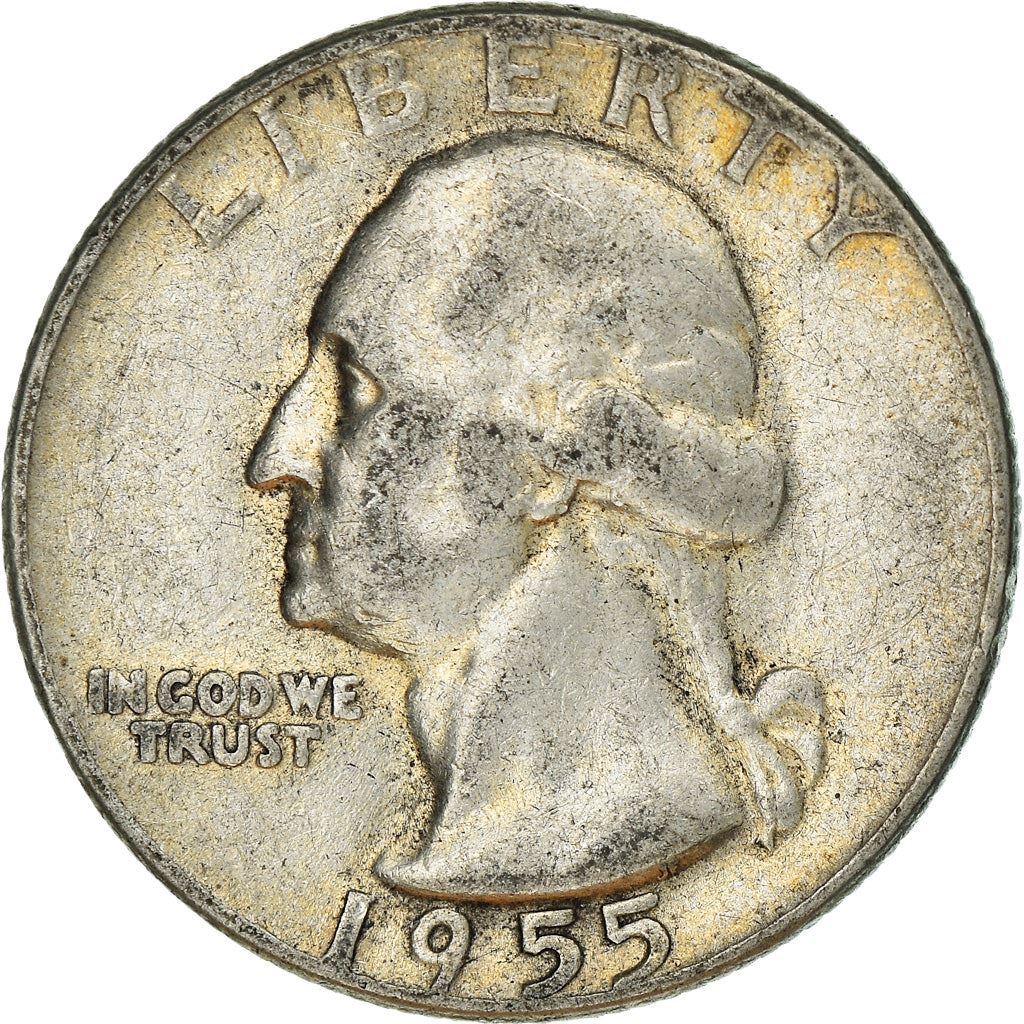アメリカ合衆国 | 1/4ドル硬貨 | ジョージ・ワシントン | KM:164 | 1932年 - 1964年