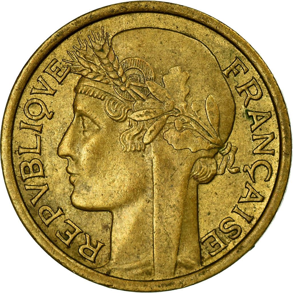 French West Africa | 50 Centimes Coin | Marianne | Cornucopia | Berries | Km:1 | 1944