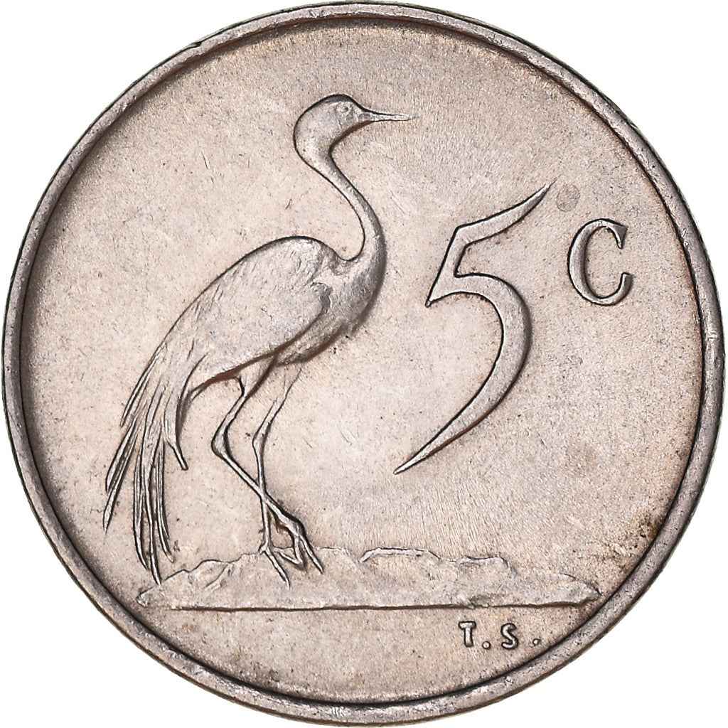 South Africa 5 Cents Coin | Charles Swart | English Legend - SOUTH AFRICA | KM76.1 | 1968