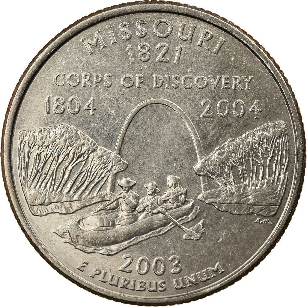 United States | 1/4 Dollar Coin | Missouri | Km:346 | 2003
