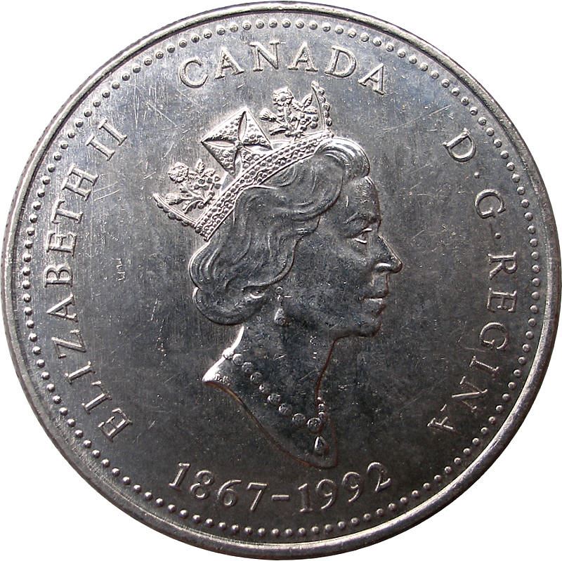 Canada | 25 Cents Coin | Nickel | Cousins Shore | KM:222 | 1992