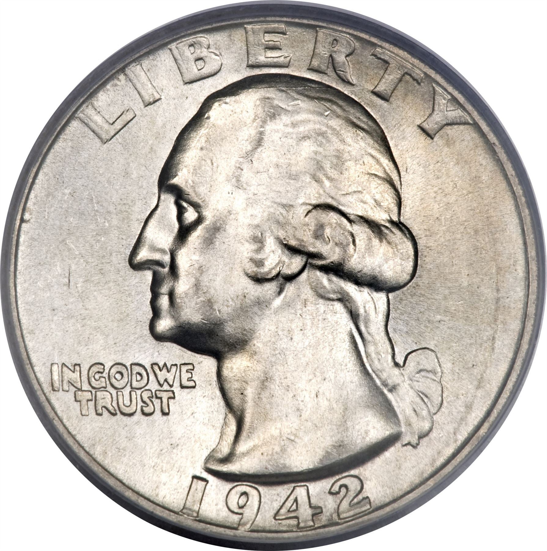 アメリカ合衆国 | 1/4ドル硬貨 | ジョージ・ワシントン | KM:164 | 1932年 - 1964年