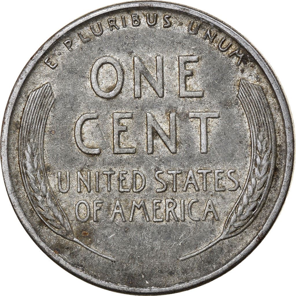 アメリカ合衆国 | 1セント硬貨 | エイブラハム・リンカーン | Km:132A | 1943年 - 1944年