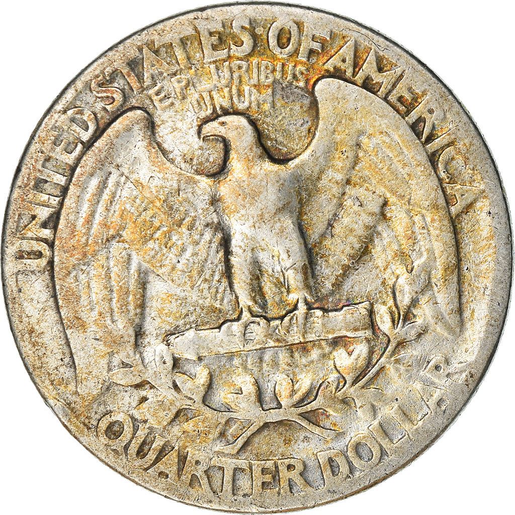 アメリカ合衆国 | 1/4ドル硬貨 | ジョージ・ワシントン | KM:164 | 1932年 - 1964年