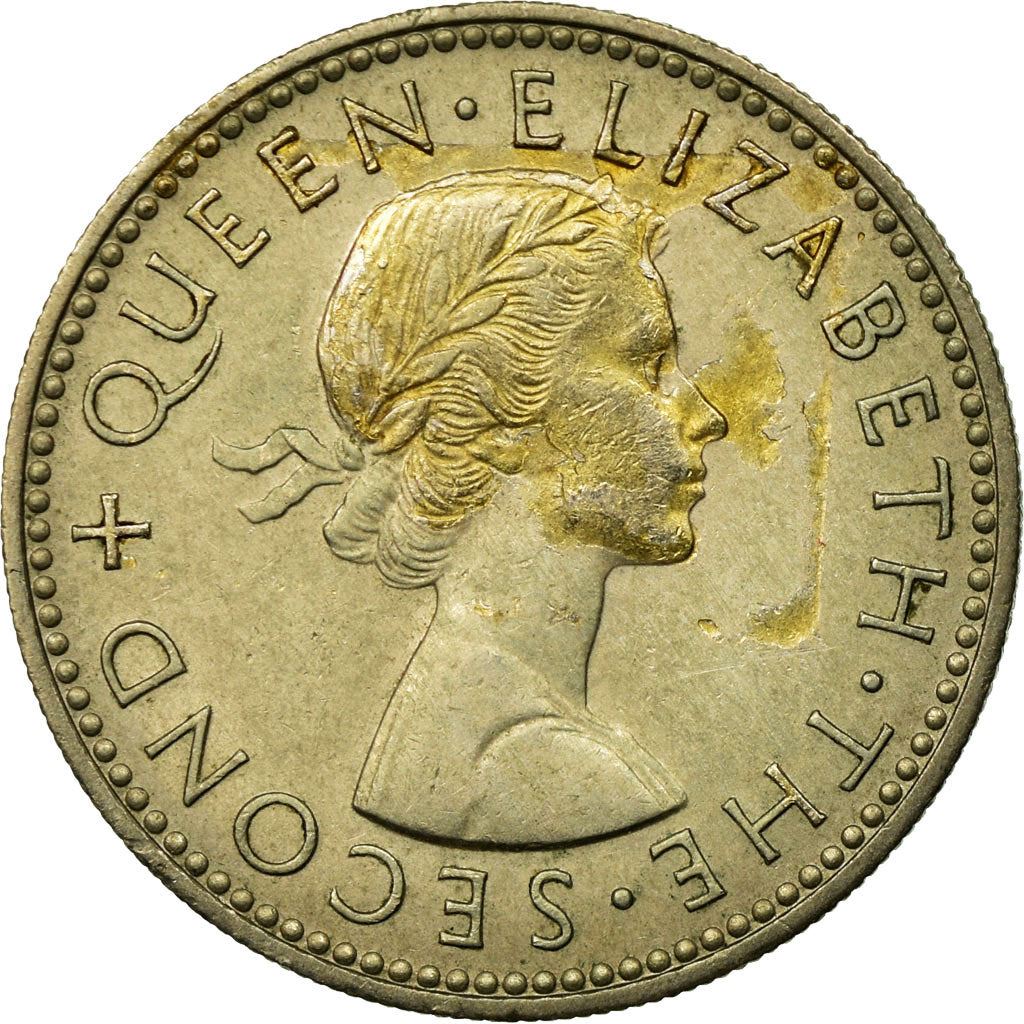 Rhodesia and Nyasaland | 1 Shilling Coin | Elizabeth II | Sable Antelope | Km:5 | 1955 - 1957