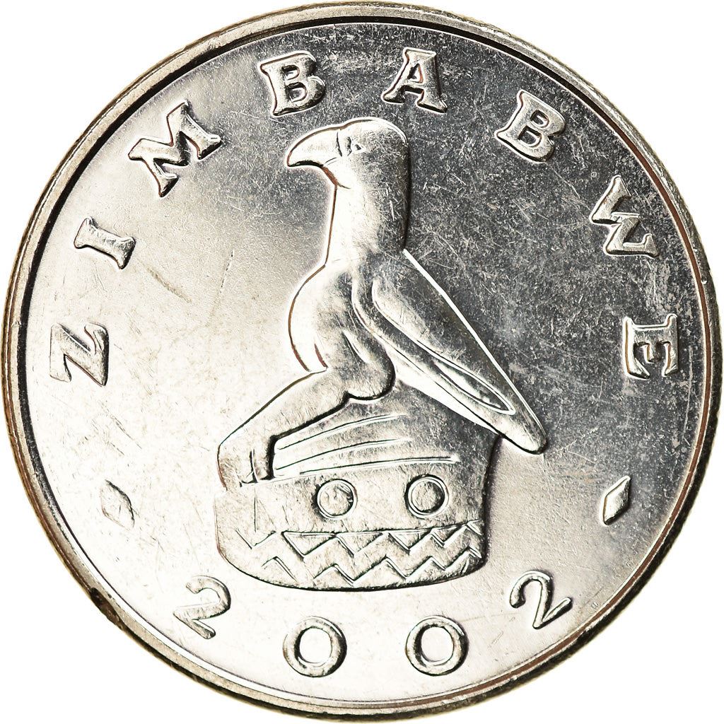 Zimbabwe | 1 Dollar Coin | National Monument View | Km:6A | 2001 - 2003