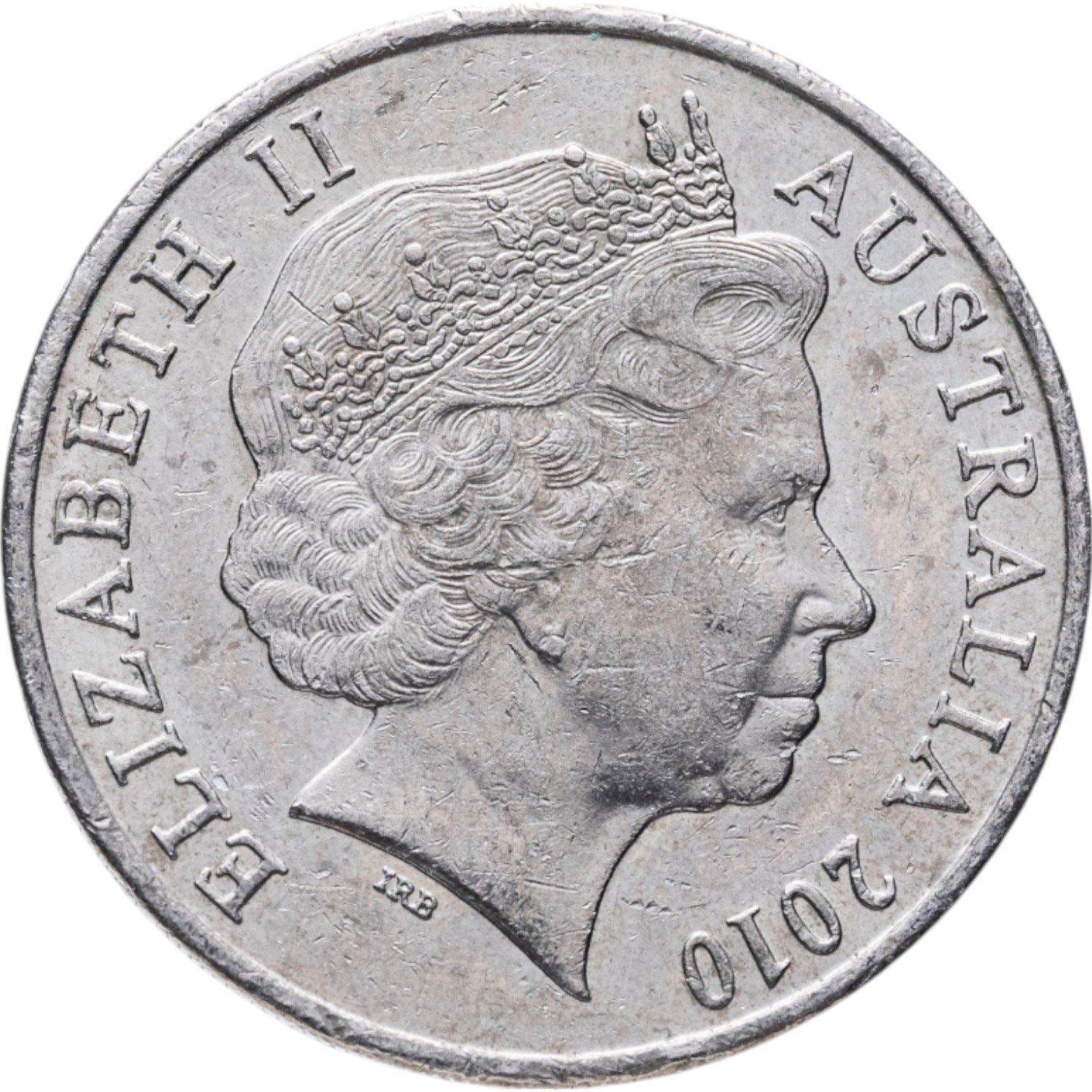 Australia | 20 Cents Coin | Anniversary of the Taxation Office | KM:1513 | 2010