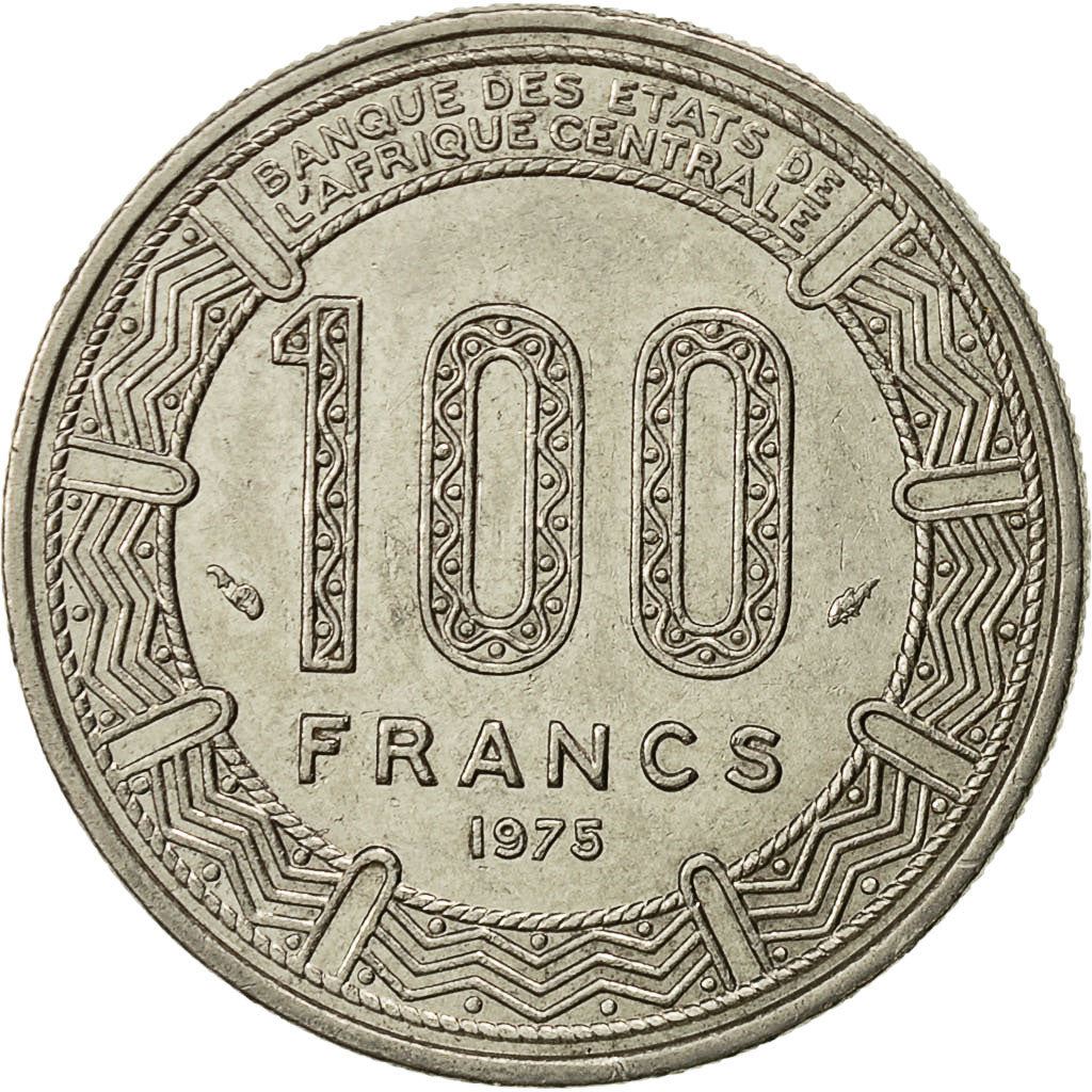 Gabon | 100 Francs Coin | Giant Eland | Km:13 | 1975 - 1985