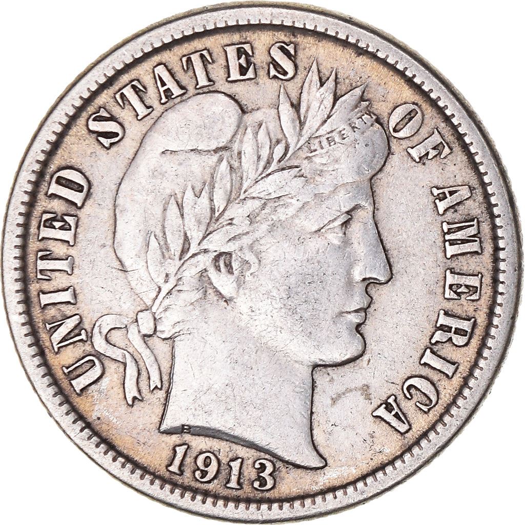 United States | 1 Dime Coin | Barber Dime | KM:113 | 1892 - 1916